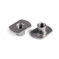 Svejsemøtrik med flange Form C